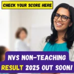 NVS Non-Teaching Result 2025