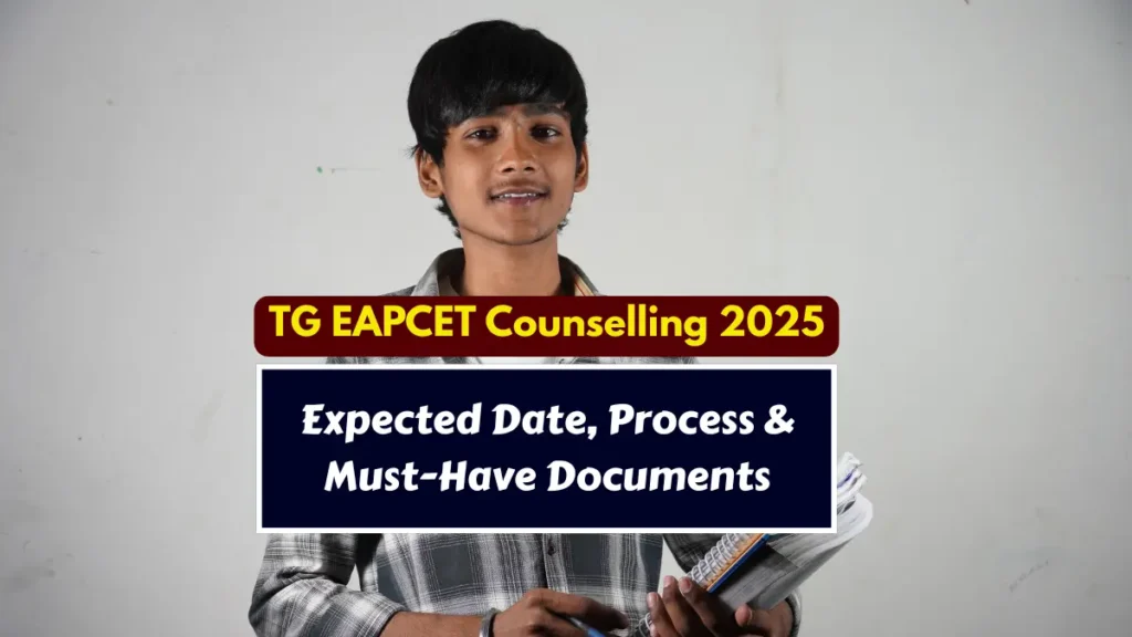 TG EAPCET Counselling Date 2025