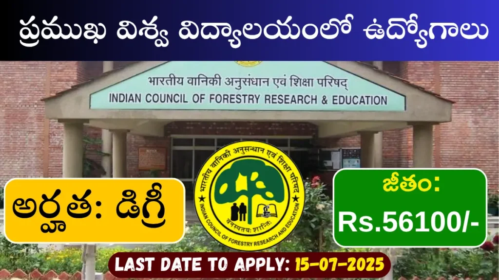 ICFRE Recruitment 2025